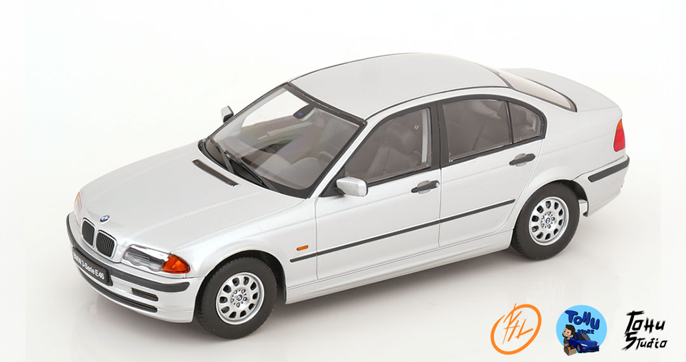 1/18 BMW serii 3 E46 Sedan 1999 srebrny