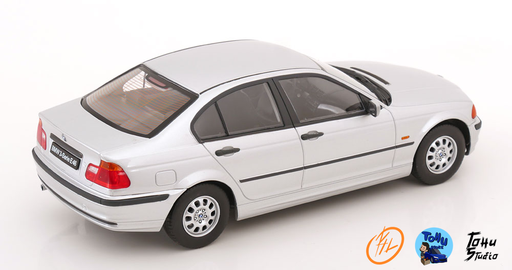1/18 BMW serii 3 E46 Sedan 1999 srebrny