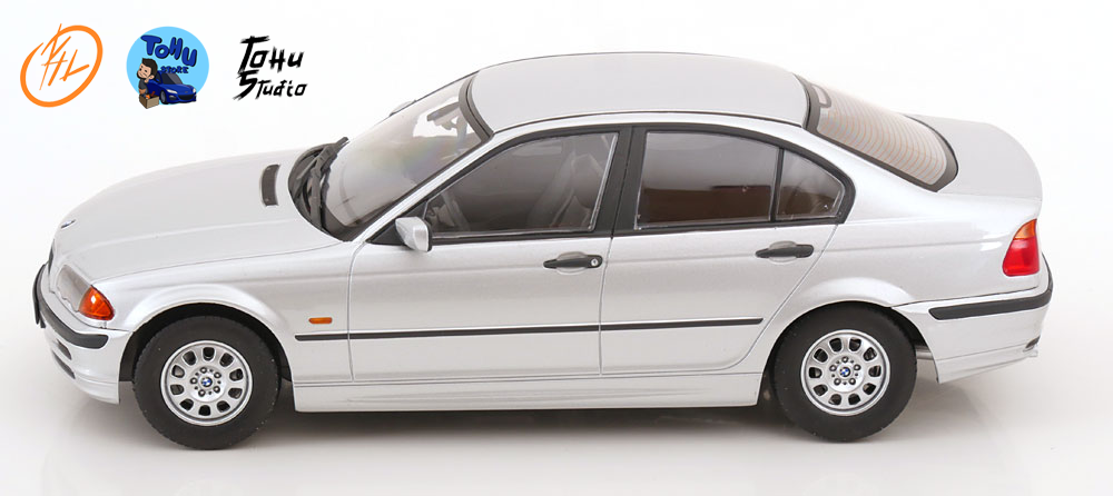 1/18 BMW serii 3 E46 Sedan 1999 srebrny