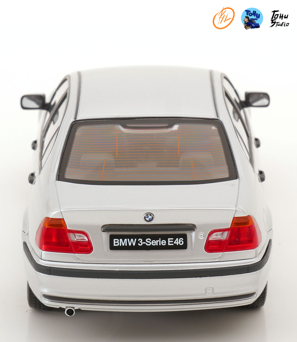 1/18 BMW serii 3 E46 Sedan 1999 srebrny