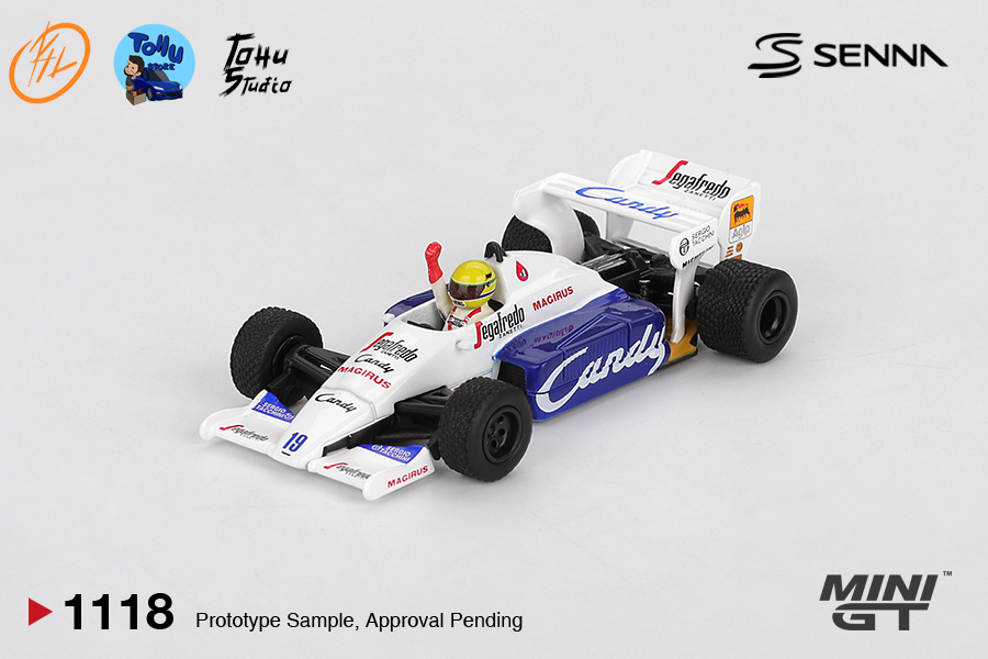 Toleman TG184 #19 Ayrton Senna 1984 Monaco Grand Prix 2nd Place