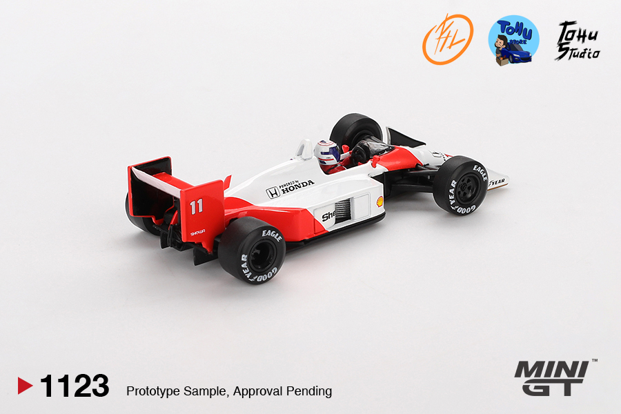 1:64 MCLAREN MP4/4 #11 ALAIN PROST JAPANESE GRAND PRIX 2ND PLACE 1988
