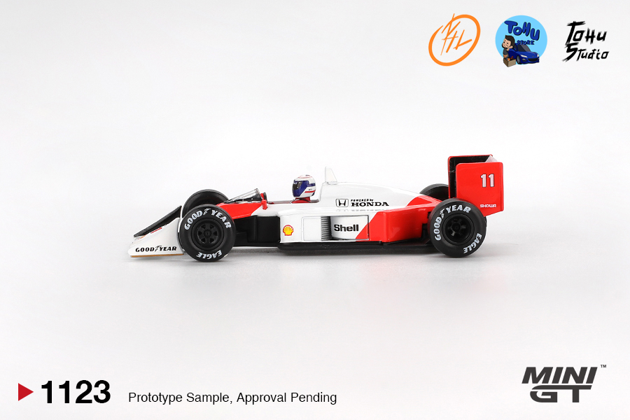 1:64 MCLAREN MP4/4 #11 ALAIN PROST JAPANESE GRAND PRIX 2ND PLACE 1988