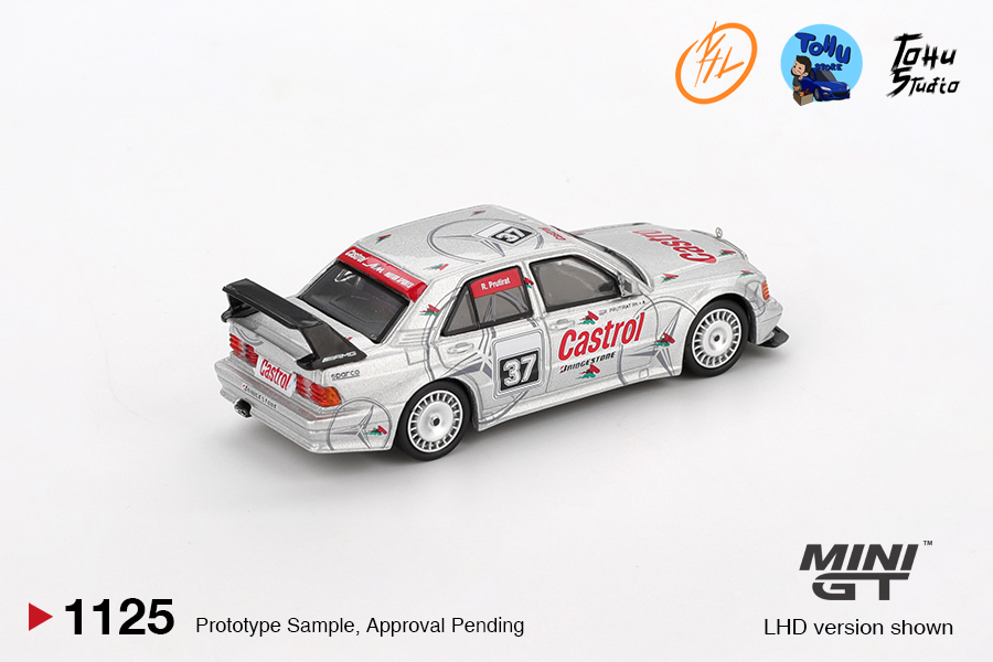 1:64 MERCEDES-BENZ 190E 2.5-16 EVOLUTION II #37 ASIA TOURING CAR CHAMPIONSHIP 1995