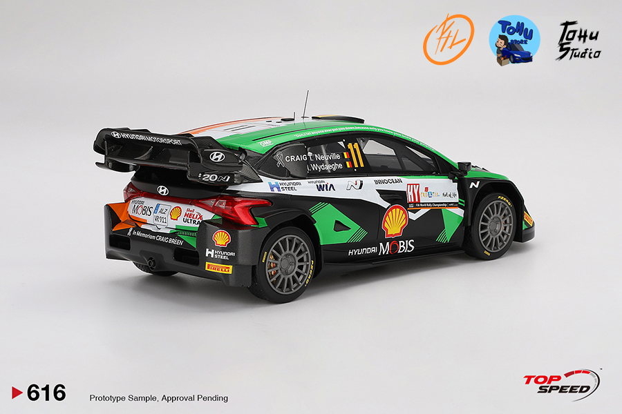 1/18 Hyndai I20N Rally1 #11 Rally Croatia Power Stage Winner 2023
