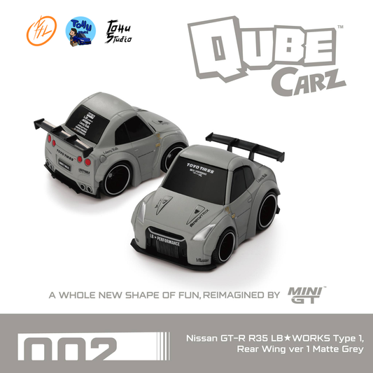 MiniGT QubeCarz #002 - GT-R R35 LB Works