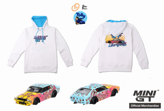 SET Hoodie MiniGT x LB Kuma + Nissan Skyline KENMERI LBWK KUMA