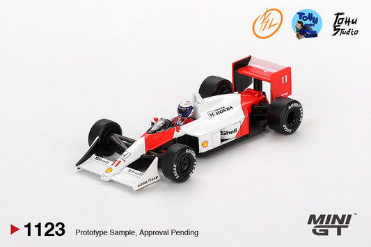 1:64 MCLAREN MP4/4 #11 ALAIN PROST JAPANESE GRAND PRIX 2ND PLACE 1988