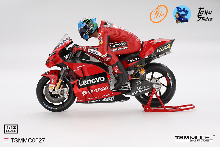 1/12 Ducati Desmodedici GP22 #63 Ducati Lenovo Team Moto GP Gran Premio D'Italia 2022